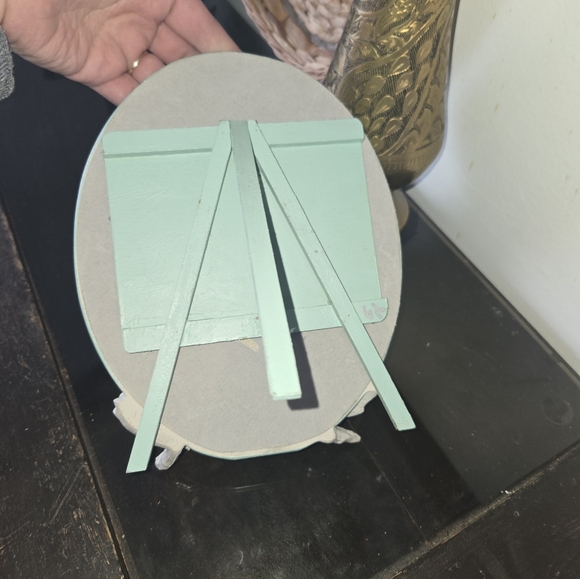 Mirror with two love birds - Picture 4 of 6